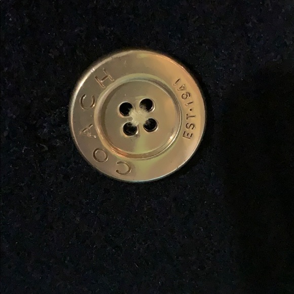 Authentic Coach Belted Wool Coat XS - Picture 5 of 7